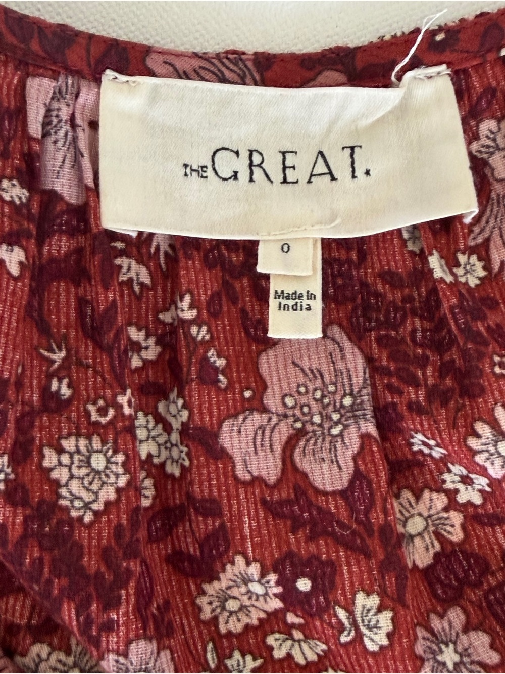 ·THE GREAT The Gallery Dress in Spice Mesa Floral size 0 - Picture 8 of 12
